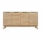 Flash Furniture Hatfield 60 Inch 4 Door Storage Buffet Sideboard, TV Stand for up to 64 TV's, Light Natural EM-0372-LTNAT-GG - alternate 7